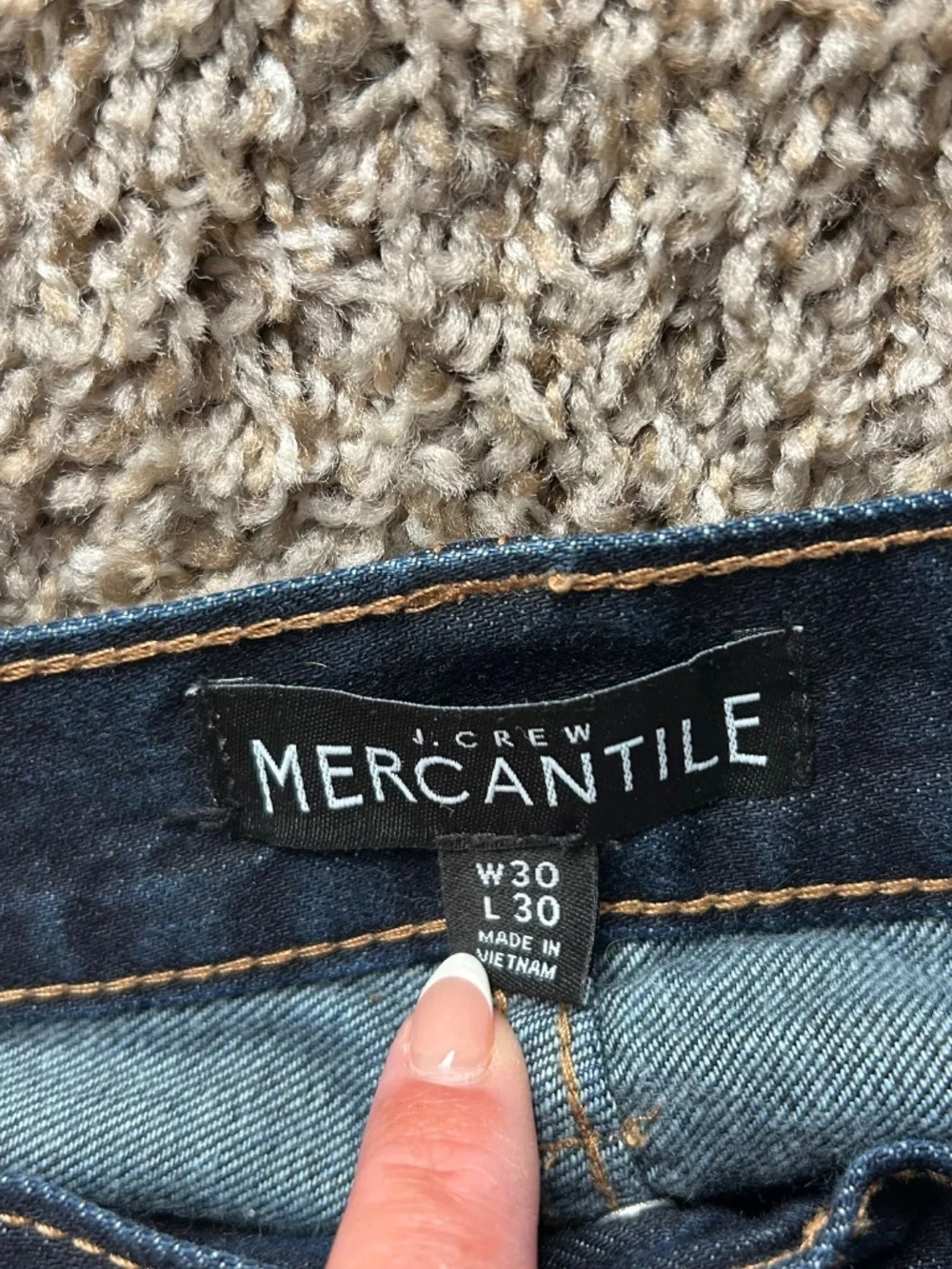 J.Crew Mercantile Men's Dark Wash Jeans | Size 30x30 | Excellent Condition